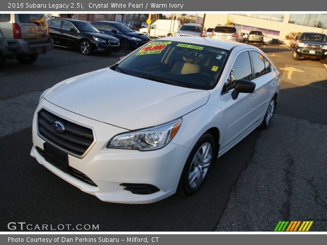 2016 Subaru Legacy 2.5i in Crystal White Pearl