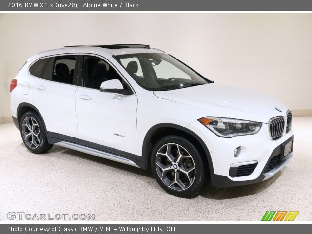 2016 BMW X1 xDrive28i in Alpine White