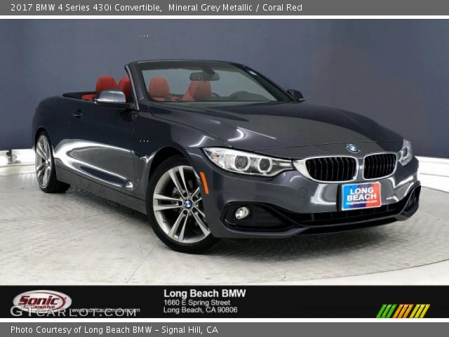 2017 BMW 4 Series 430i Convertible in Mineral Grey Metallic