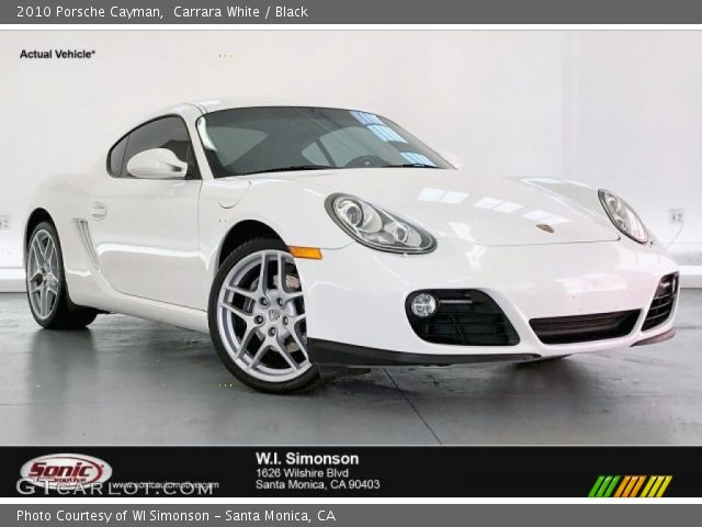 2010 Porsche Cayman  in Carrara White