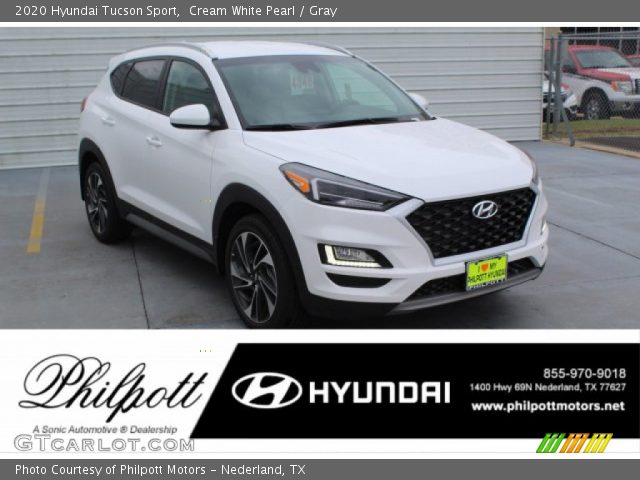 2020 Hyundai Tucson Sport in Cream White Pearl