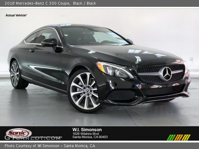 2018 Mercedes-Benz C 300 Coupe in Black