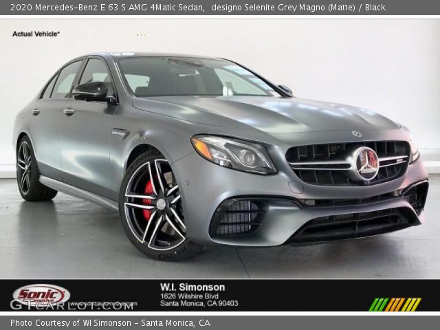 2020 Mercedes-Benz E 63 S AMG 4Matic Sedan in designo Selenite Grey Magno (Matte)