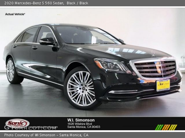 2020 Mercedes-Benz S 560 Sedan in Black