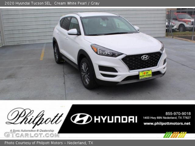 2020 Hyundai Tucson SEL in Cream White Pearl