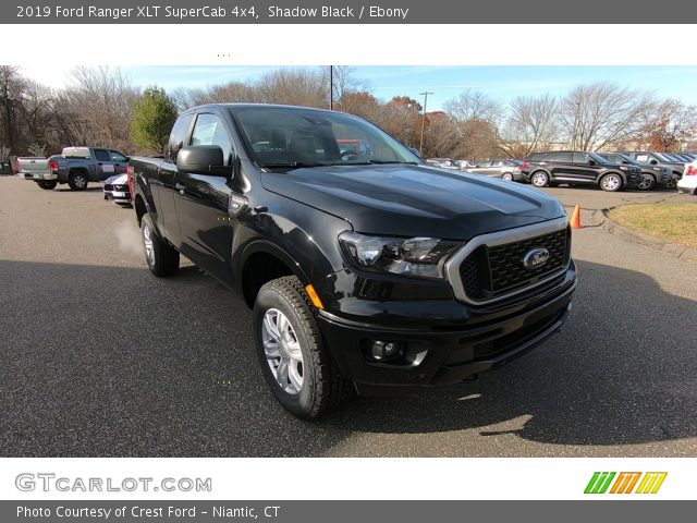 2019 Ford Ranger XLT SuperCab 4x4 in Shadow Black