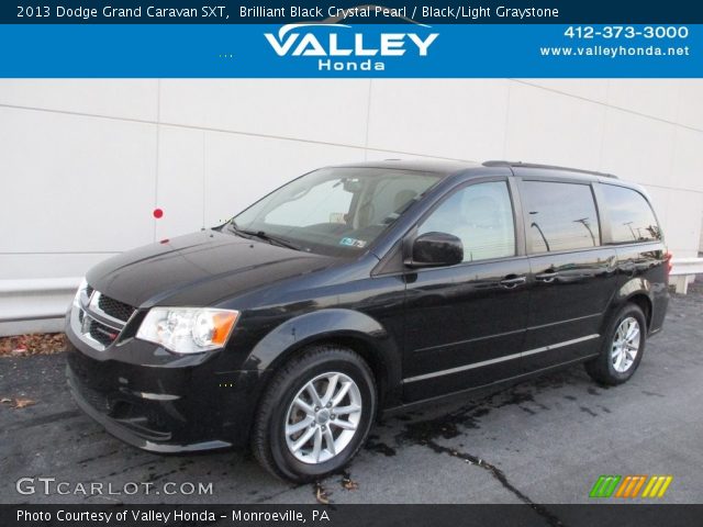 2013 Dodge Grand Caravan SXT in Brilliant Black Crystal Pearl
