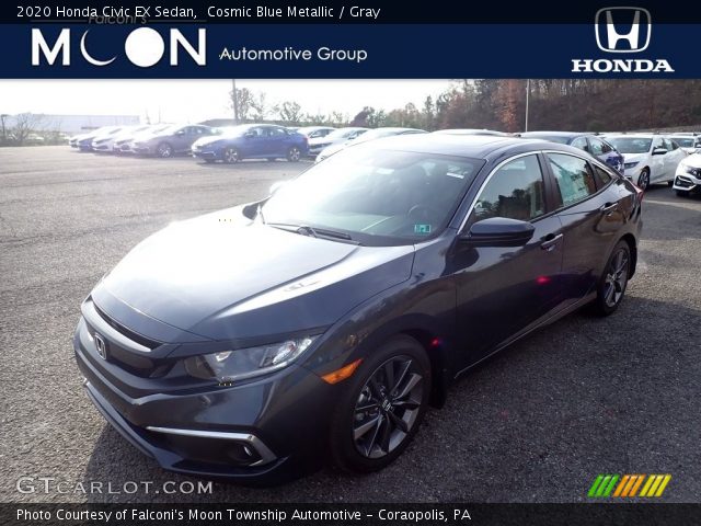 2020 Honda Civic EX Sedan in Cosmic Blue Metallic
