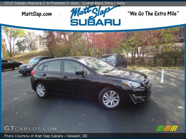 2016 Subaru Impreza 2.0i Premium 5-door in Crystal Black Silica