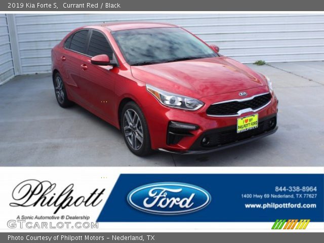 2019 Kia Forte S in Currant Red