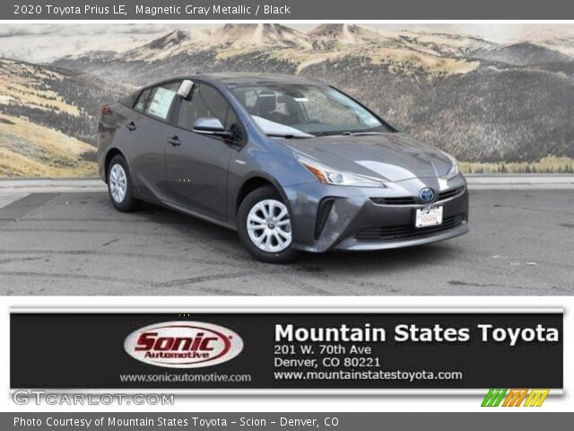 2020 Toyota Prius LE in Magnetic Gray Metallic