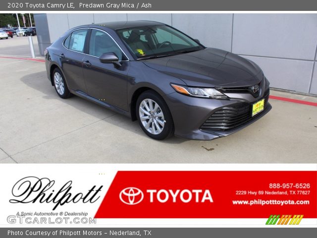 2020 Toyota Camry LE in Predawn Gray Mica