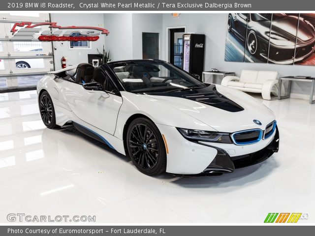 2019 BMW i8 Roadster in Crystal White Pearl Metallic