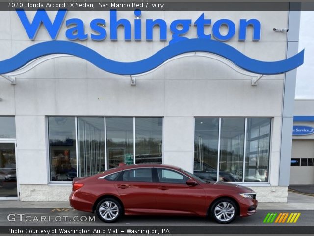 2020 Honda Accord LX Sedan in San Marino Red