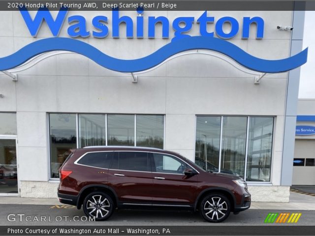 2020 Honda Pilot Touring AWD in Deep Scarlet Pearl