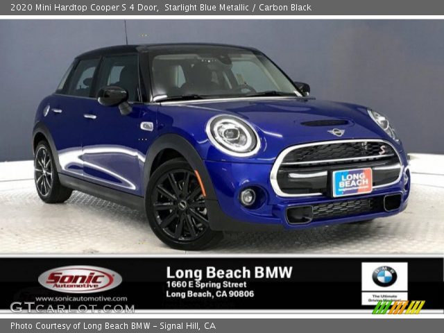 2020 Mini Hardtop Cooper S 4 Door in Starlight Blue Metallic