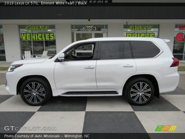 2019 Lexus LX 570 in Eminent White Pearl