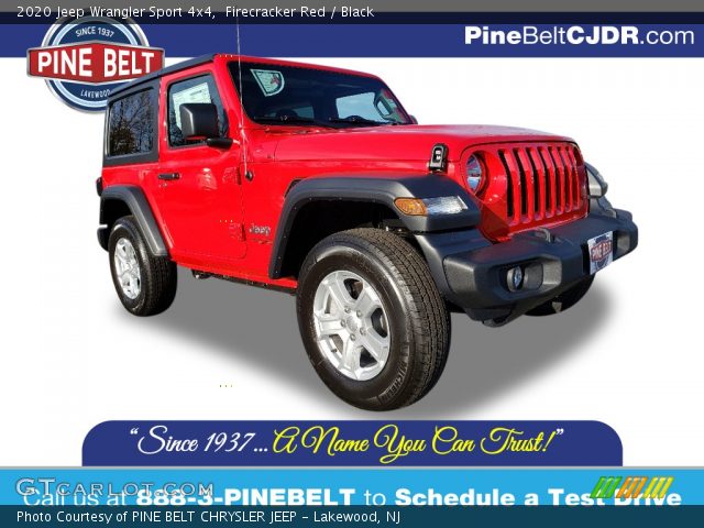 2020 Jeep Wrangler Sport 4x4 in Firecracker Red