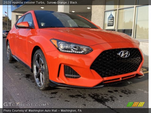 2020 Hyundai Veloster Turbo in Sunset Orange