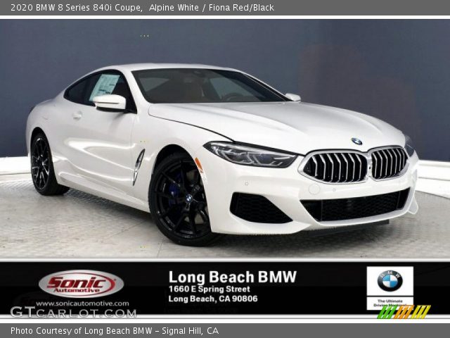2020 BMW 8 Series 840i Coupe in Alpine White