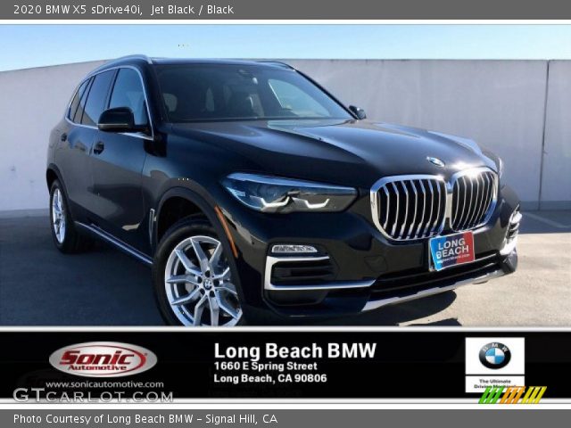 2020 BMW X5 sDrive40i in Jet Black