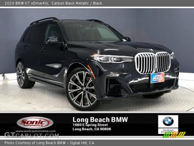 2020 BMW X7 xDrive40i in Carbon Black Metallic