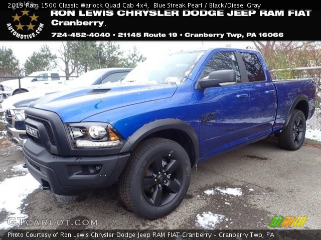 2019 Ram 1500 Classic Warlock Quad Cab 4x4 in Blue Streak Pearl