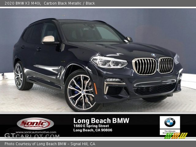 2020 BMW X3 M40i in Carbon Black Metallic