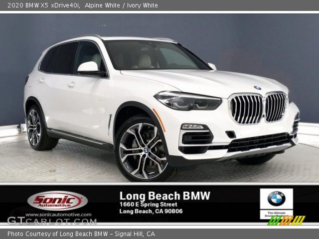 2020 BMW X5 xDrive40i in Alpine White