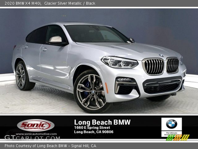 2020 BMW X4 M40i in Glacier Silver Metallic