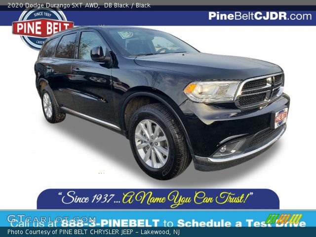2020 Dodge Durango SXT AWD in DB Black