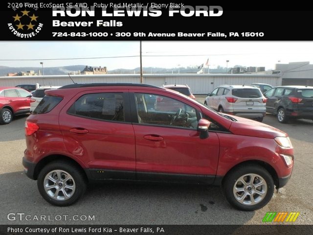 2020 Ford EcoSport SE 4WD in Ruby Red Metallic