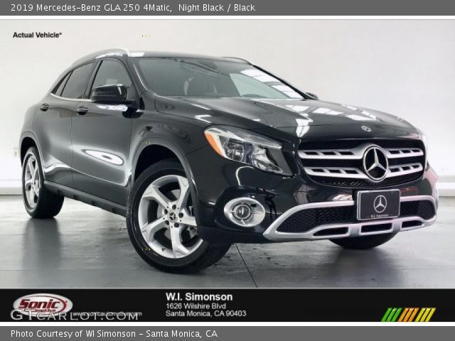 2019 Mercedes-Benz GLA 250 4Matic in Night Black