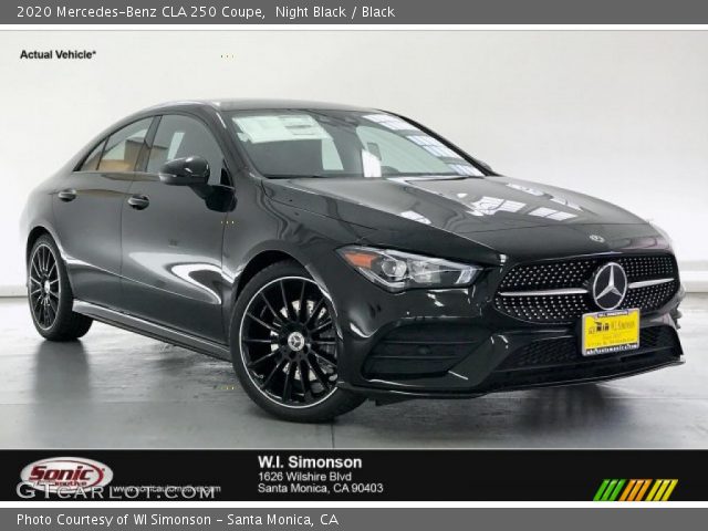 2020 Mercedes-Benz CLA 250 Coupe in Night Black