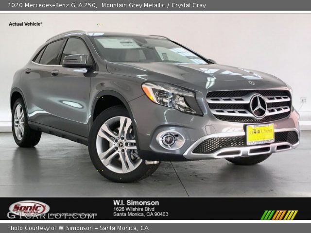 2020 Mercedes-Benz GLA 250 in Mountain Grey Metallic