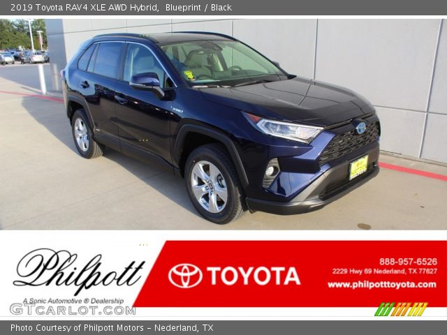 2019 Toyota RAV4 XLE AWD Hybrid in Blueprint