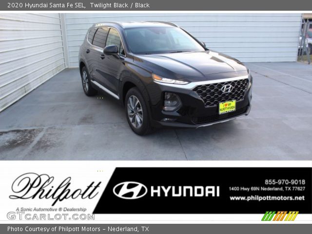 2020 Hyundai Santa Fe SEL in Twilight Black