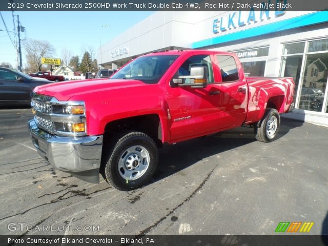 2019 Chevrolet Silverado 2500HD Work Truck Double Cab 4WD in Red Hot