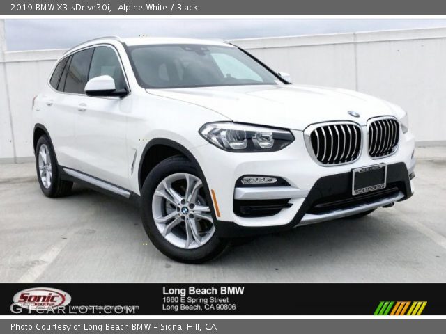 2019 BMW X3 sDrive30i in Alpine White
