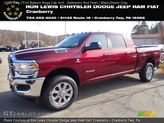 2019 Ram 2500 Bighorn Mega Cab 4x4 in Delmonico Red Pearl