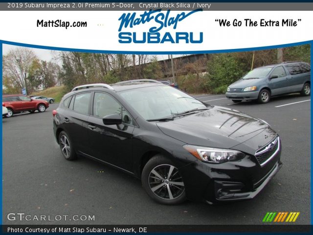 2019 Subaru Impreza 2.0i Premium 5-Door in Crystal Black Silica