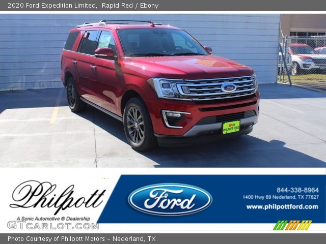2020 Ford Expedition Limited in Rapid Red