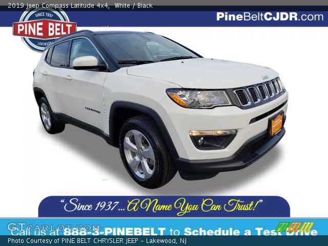 2019 Jeep Compass Latitude 4x4 in White