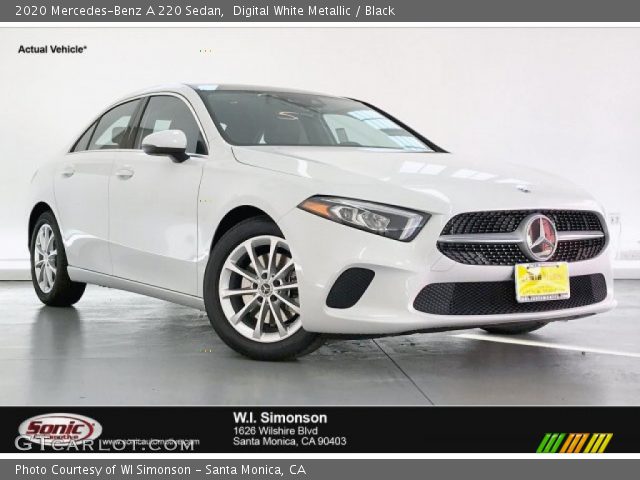 2020 Mercedes-Benz A 220 Sedan in Digital White Metallic