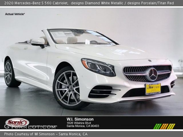 2020 Mercedes-Benz S 560 Cabriolet in designo Diamond White Metallic