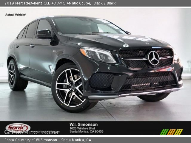 2019 Mercedes-Benz GLE 43 AMG 4Matic Coupe in Black