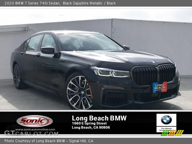 2020 BMW 7 Series 740i Sedan in Black Sapphire Metallic