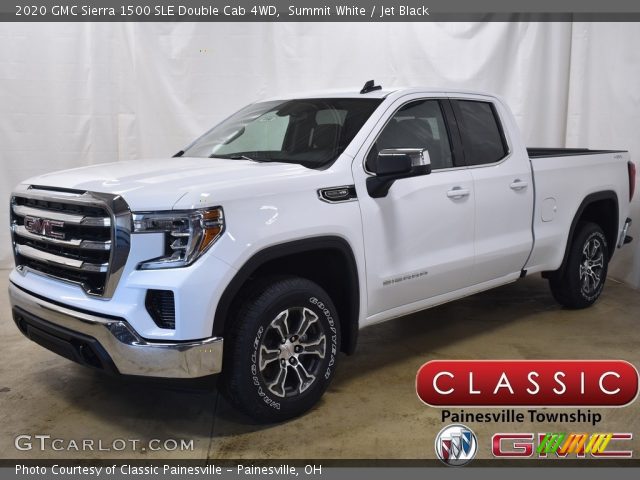 2020 GMC Sierra 1500 SLE Double Cab 4WD in Summit White