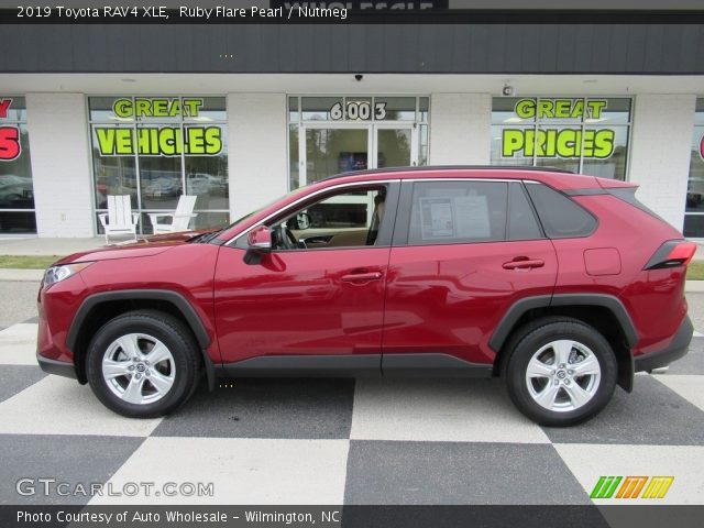 2019 Toyota RAV4 XLE in Ruby Flare Pearl