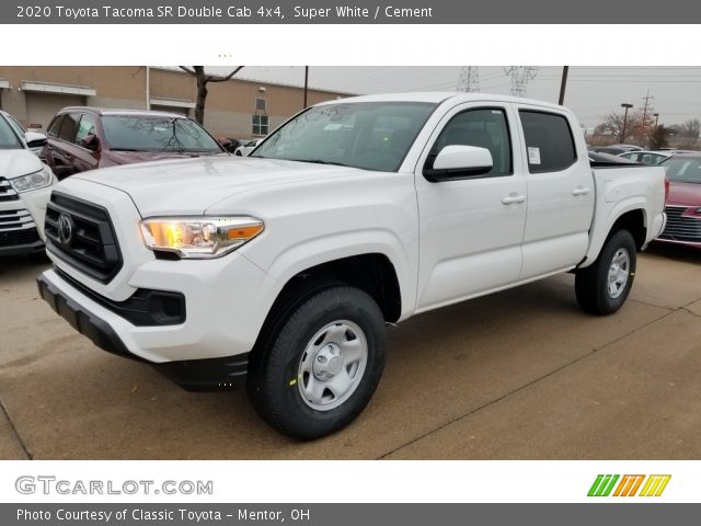 2020 Toyota Tacoma SR Double Cab 4x4 in Super White